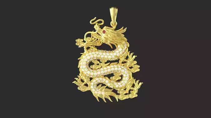 pendant dragon