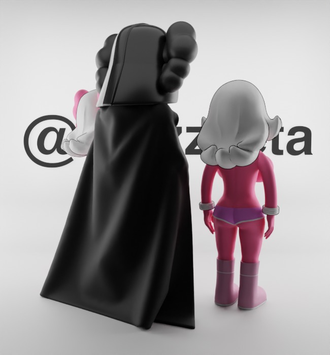 Kaws Darth Vader and Pink Twins for Print 3D print model_24