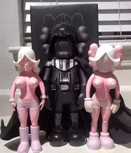 Kaws Darth Vader and Pink Twins for Print 3D print model
