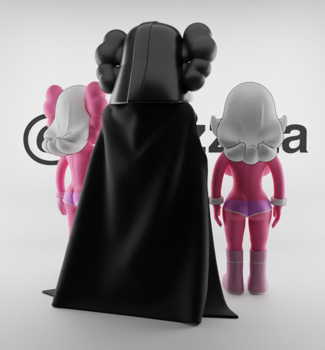Kaws Darth Vader and Pink Twins for Print 3D print model_22
