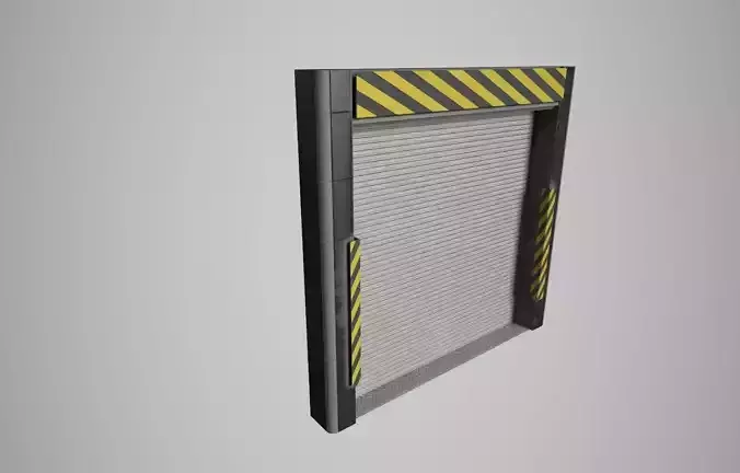 Gateframe Low-poly 3D model