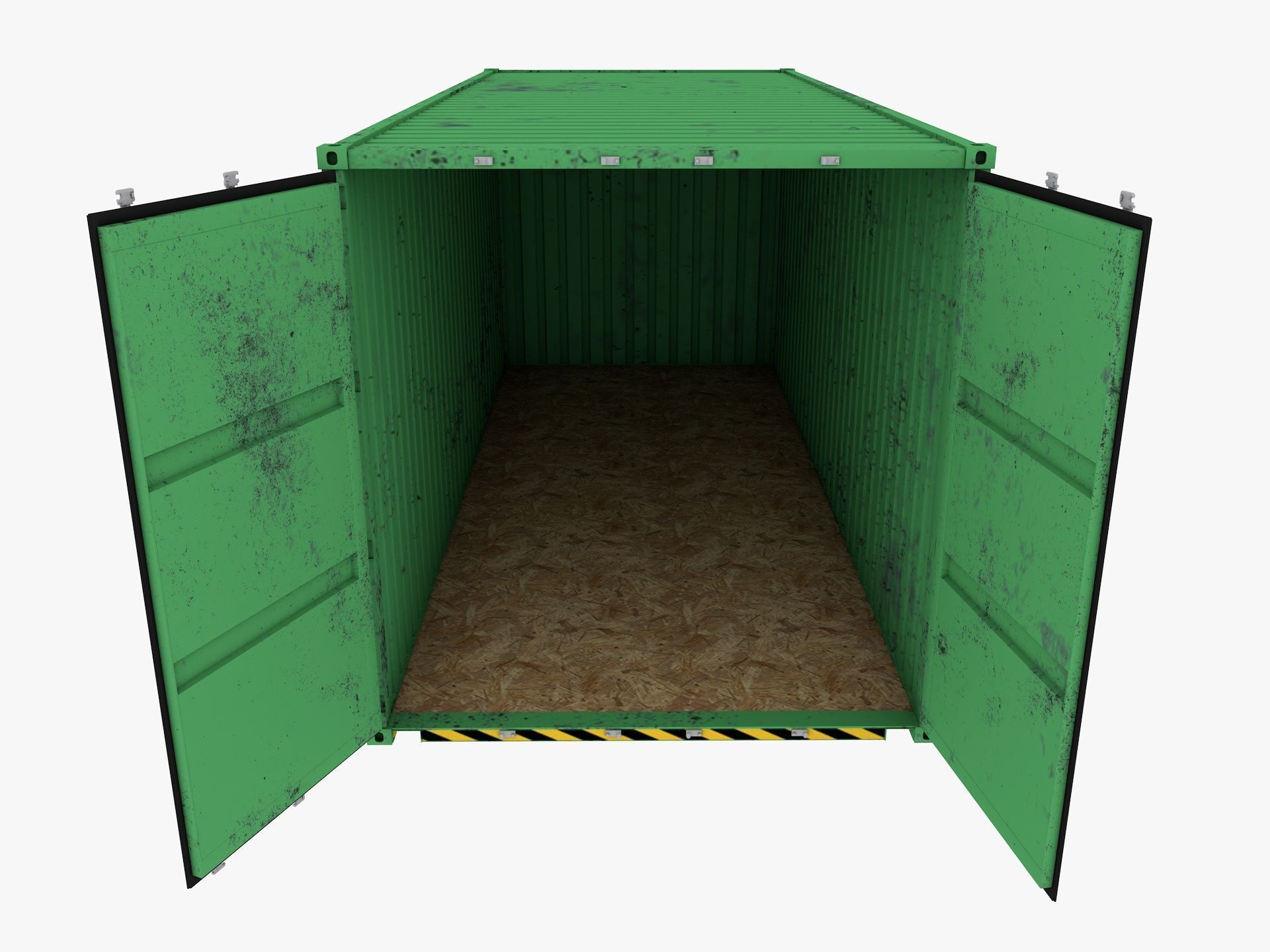 Container shipping cargo Low-poly 3D model_8