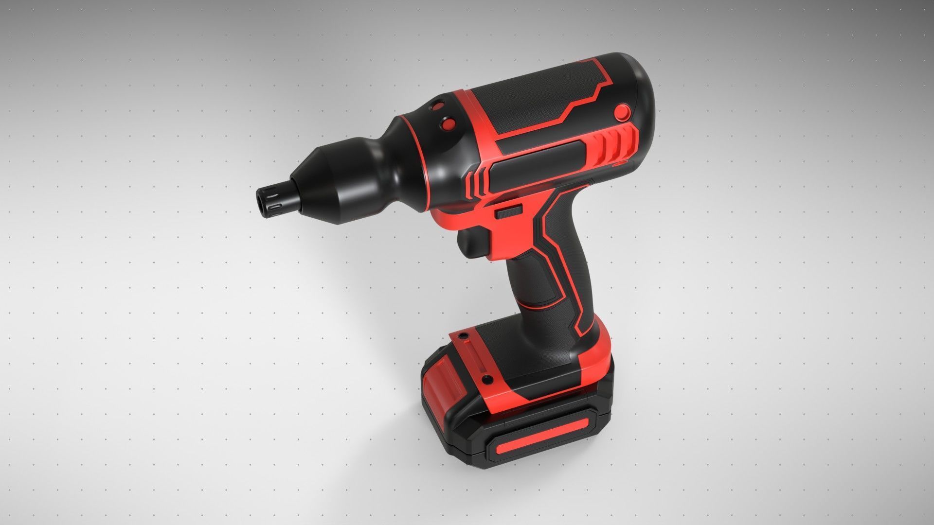 Impact Driver 3D model_3