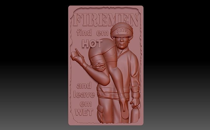 Firefighter 3D print model