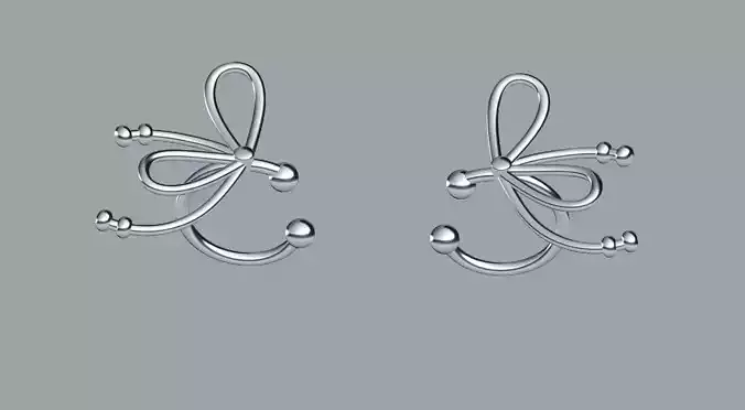 bow earrings