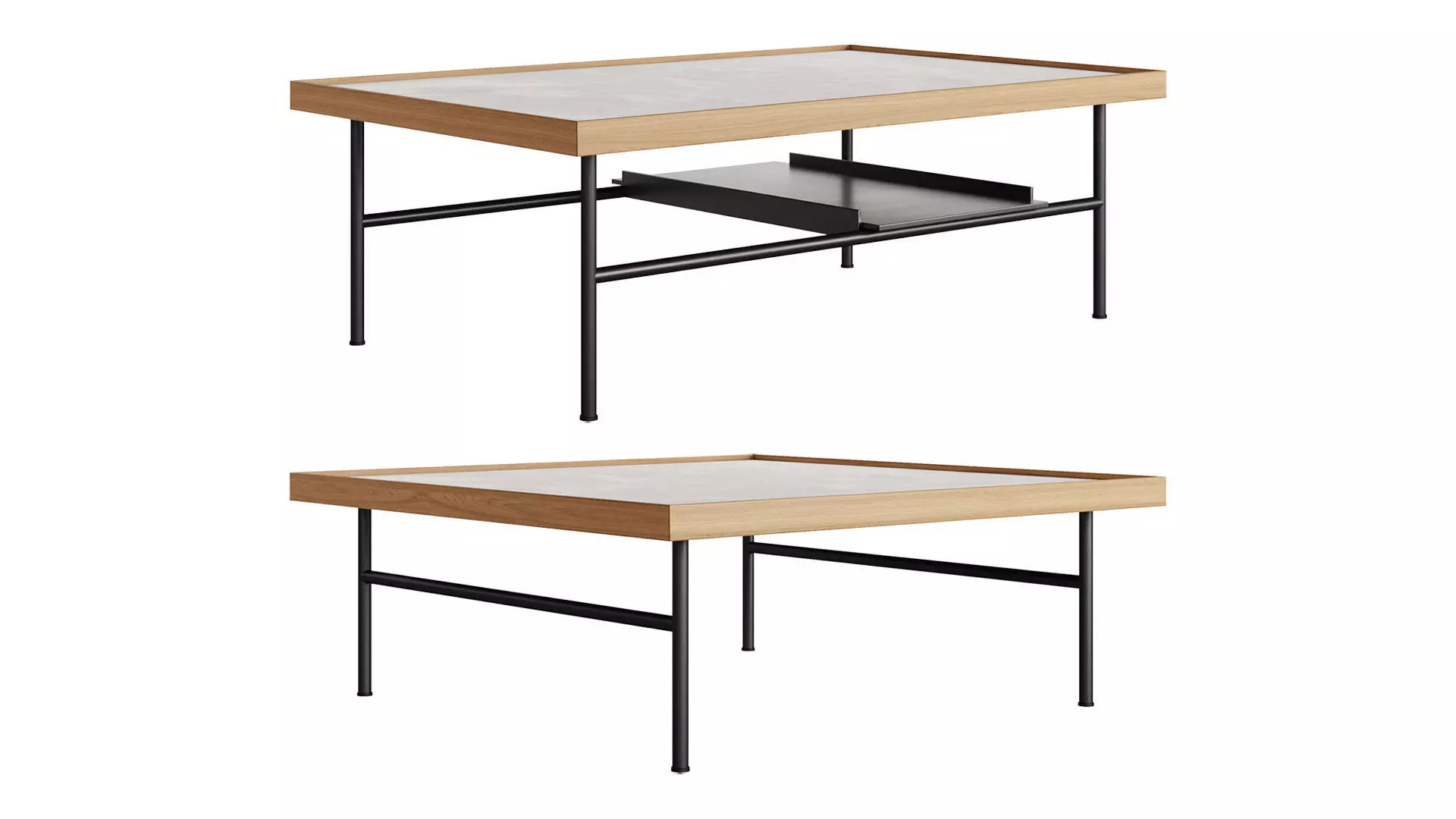 KUTXA Coffee Tables by TREKU 3D model_0