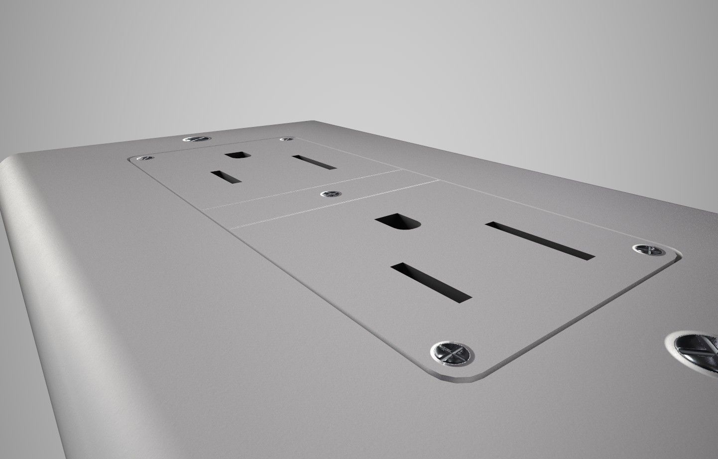 Socket Low-poly 3D model_5