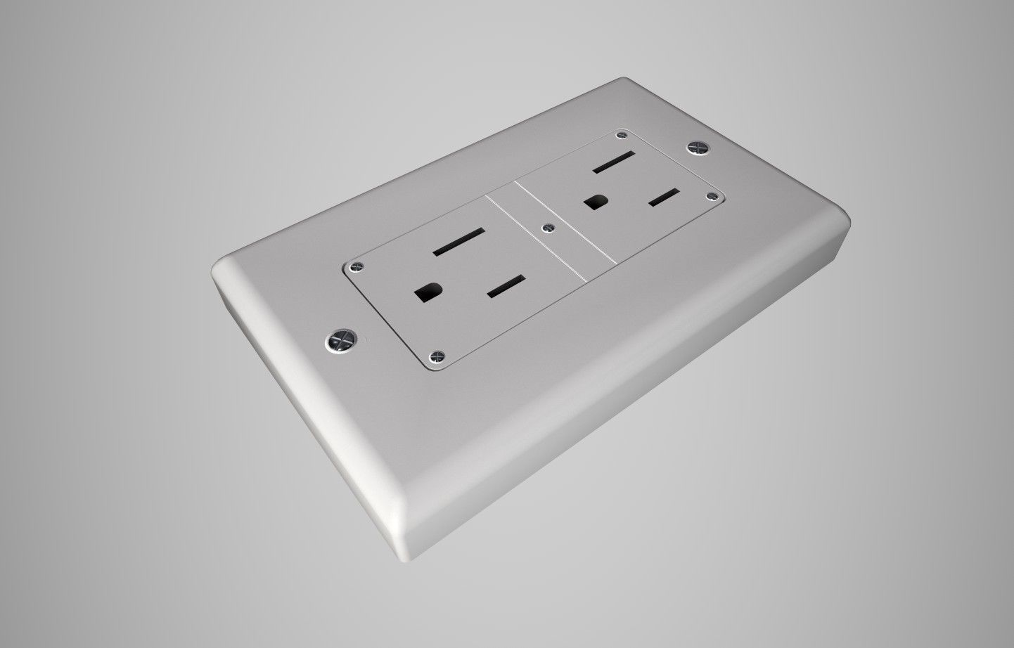 Socket Low-poly 3D model_2