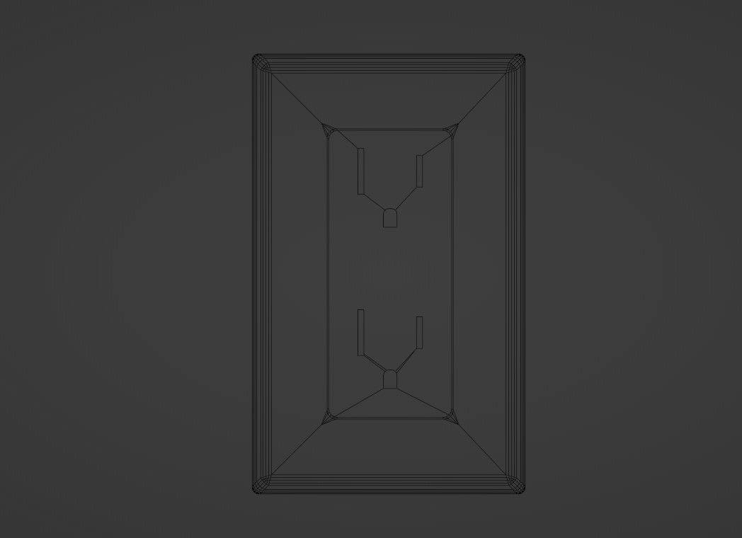 Socket Low-poly 3D model_11