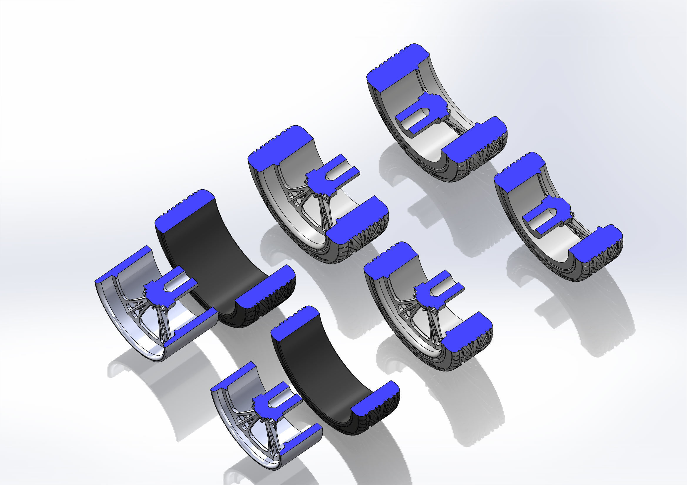 Set of custom wheels US Mags Venom Concave for your scale model 3D print model_11