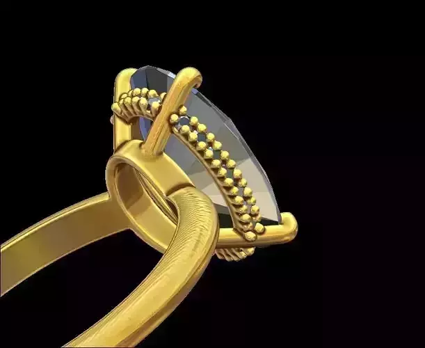 Hidden Halo Oval Diamond Engagement Ring