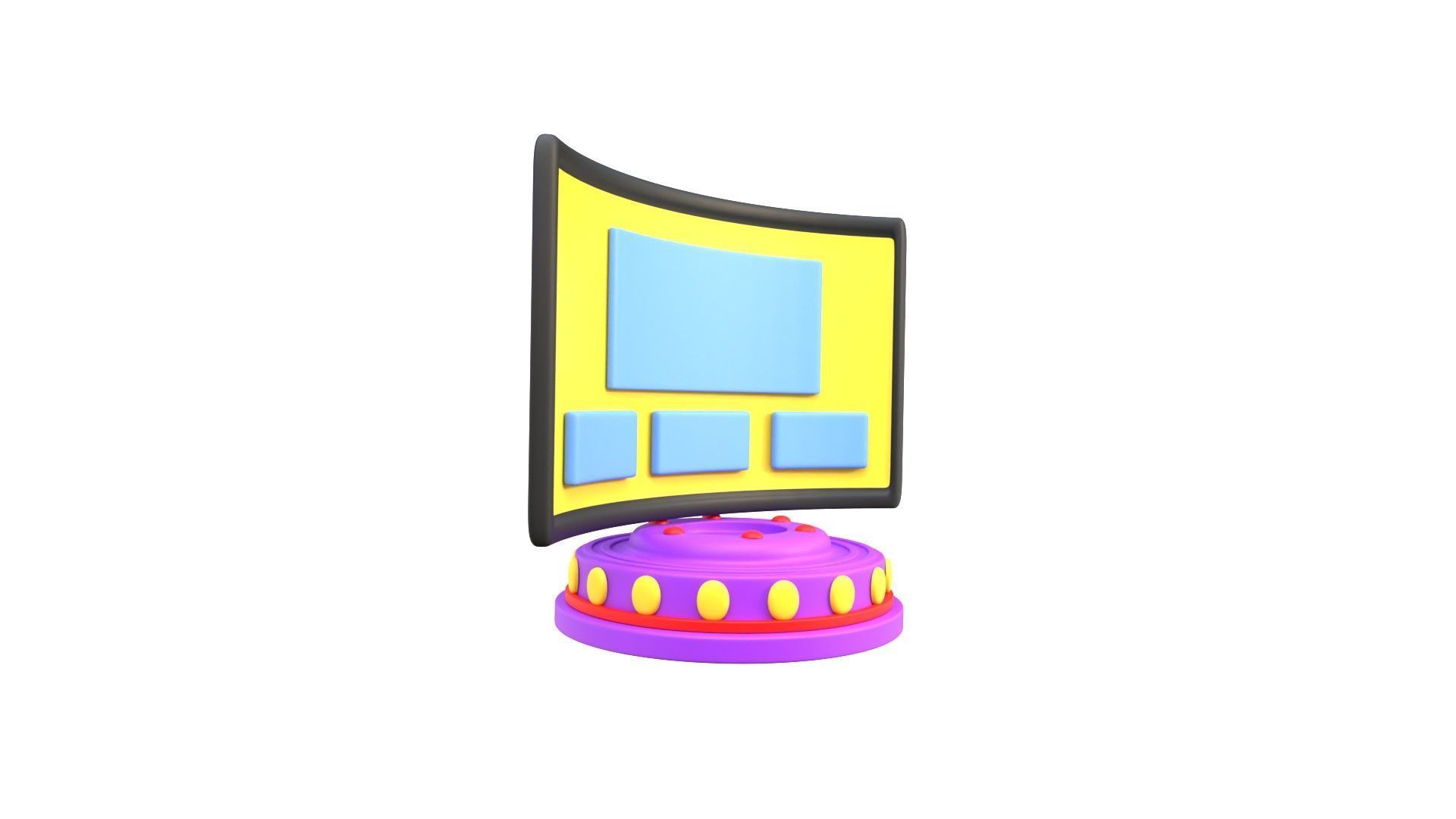 Meta Dashboard 3D model_18