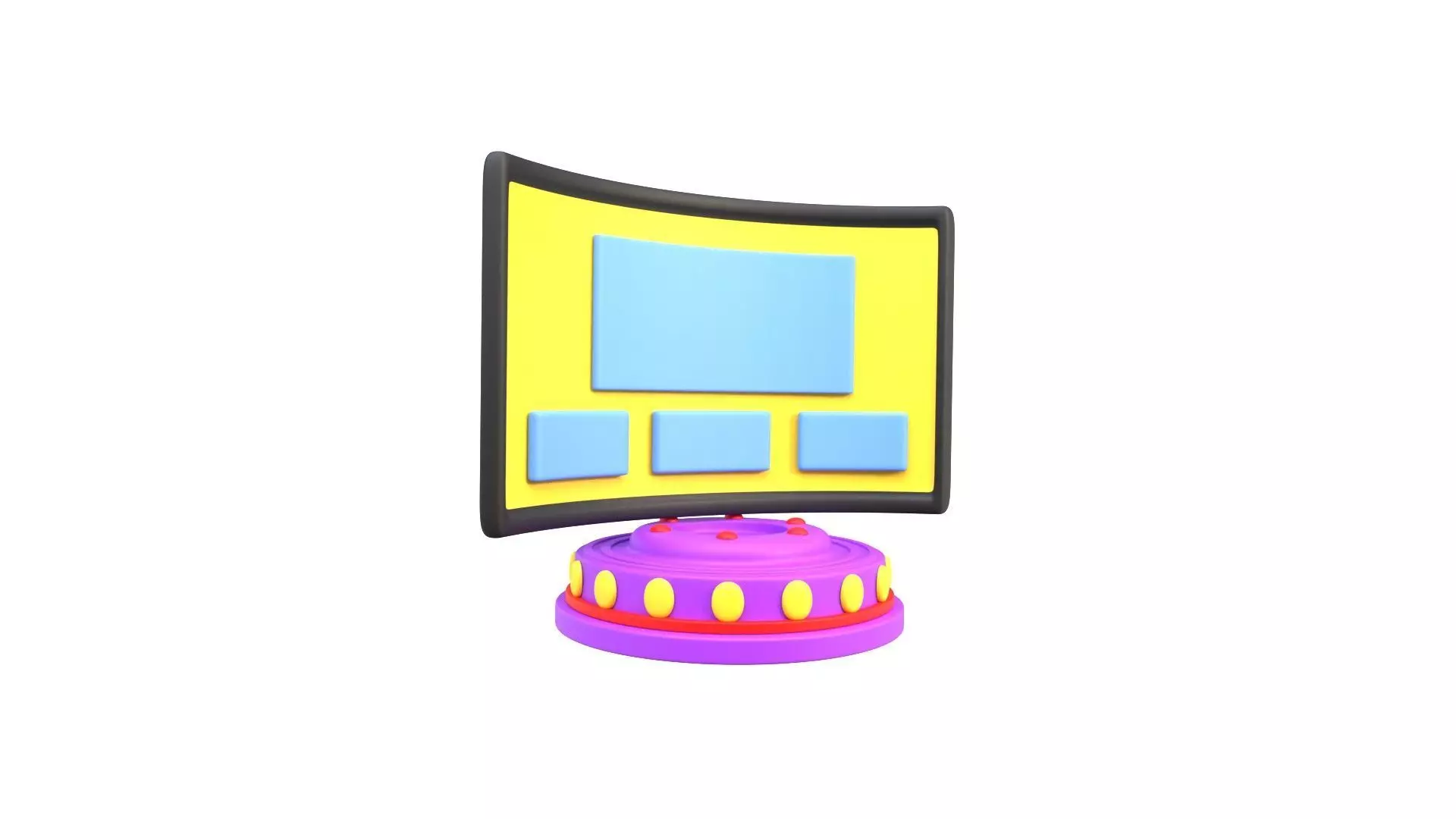 Meta Dashboard 3D model_0