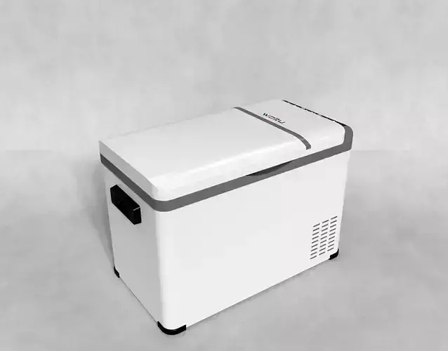 Car refrigerator 3D model