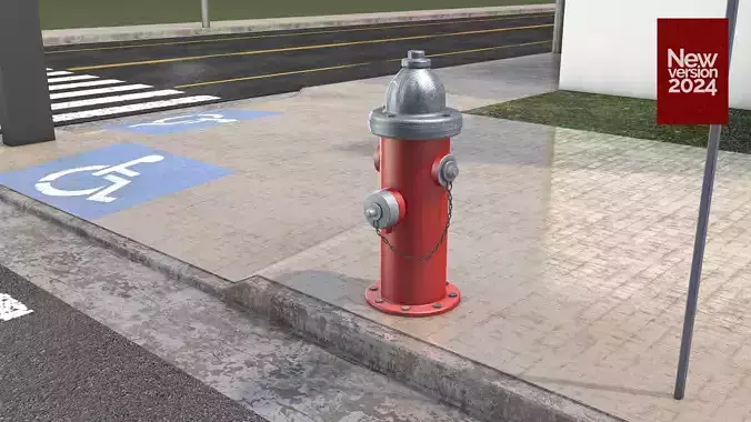 English hydrant 3D model