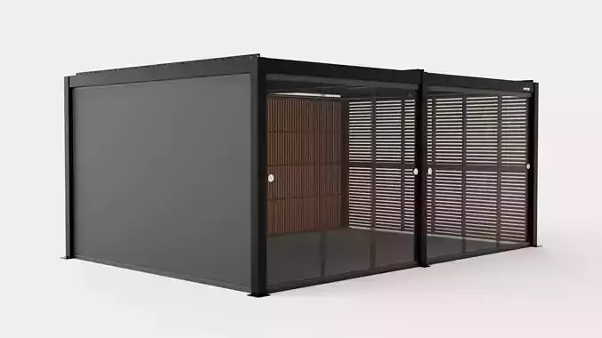 Pergola 4x6 Black Mix