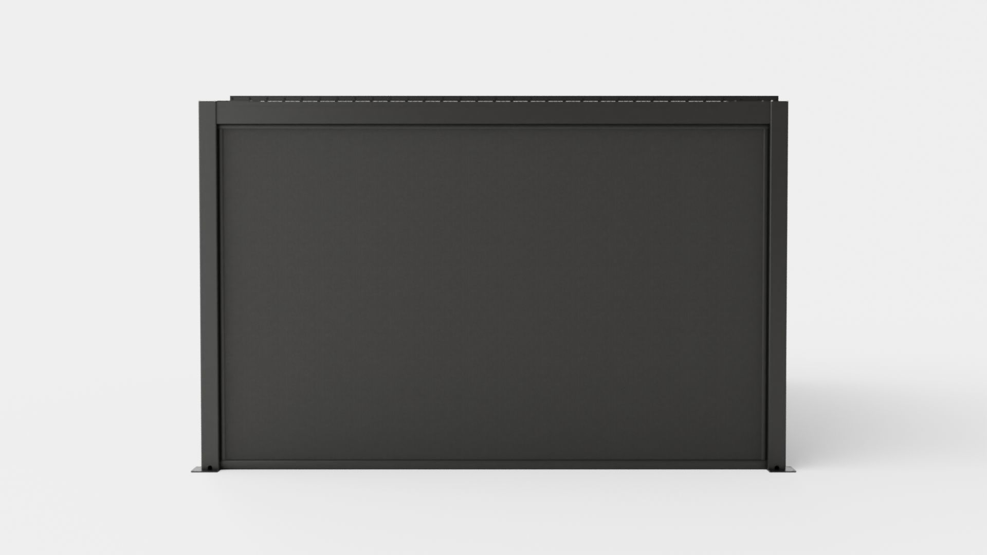 Pergola 4x6 Antracit Mix Low-poly 3D model_2