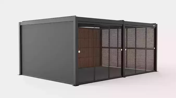 Pergola 4x6 Antracit Mix