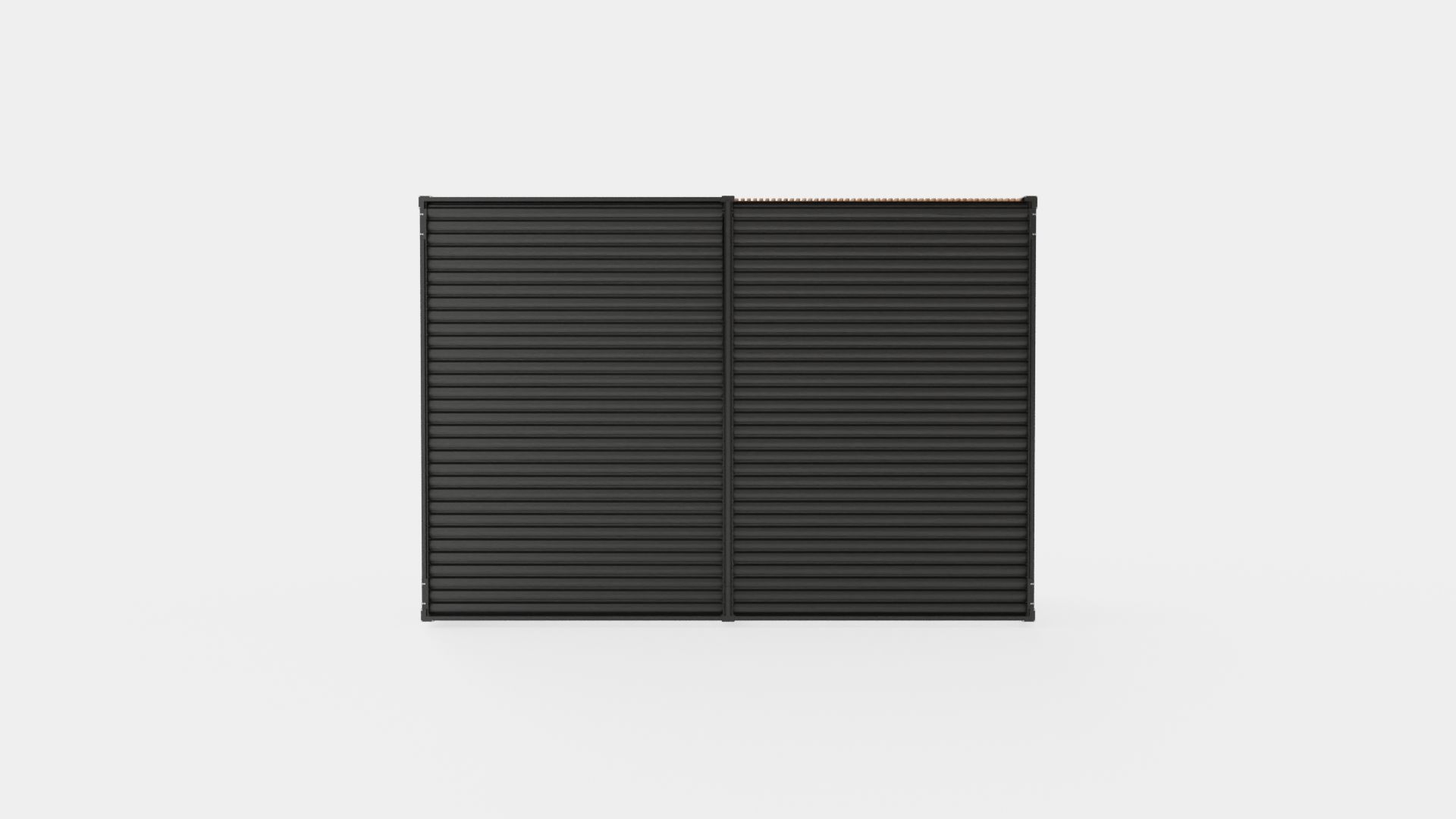 Pergola 4x6 Antracit Mix Low-poly 3D model_5