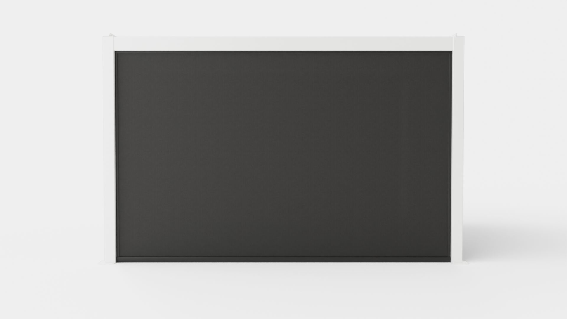 Pergola 4x4 White Mix Low-poly 3D model_2