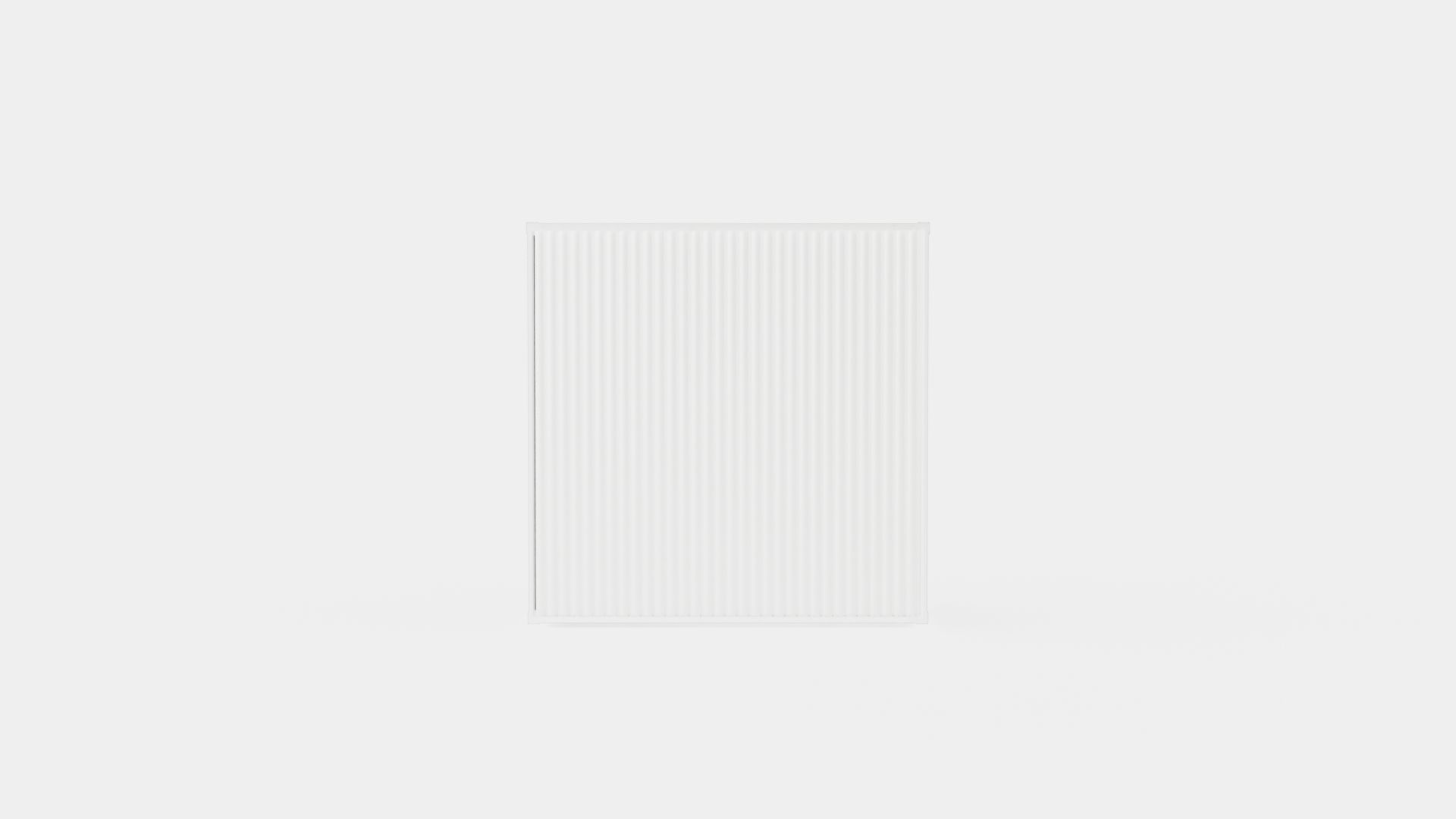 Pergola 4x4 White Mix Low-poly 3D model_5