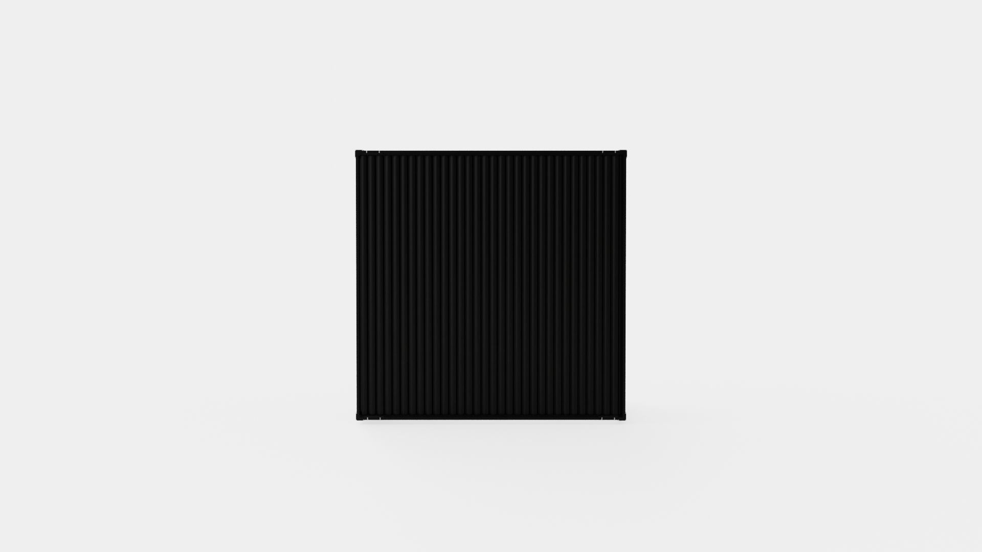 Pergola 4x4 Black Mix Low-poly 3D model_5