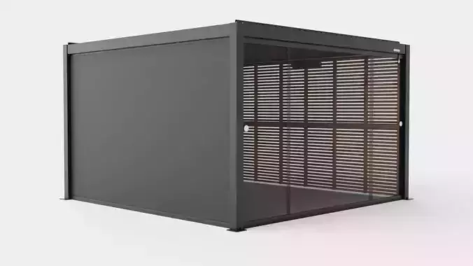 Pergola 4x4 Antracit Mix