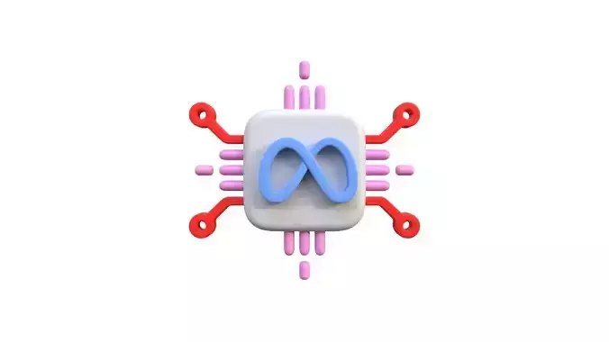 Meta 3D Illustration