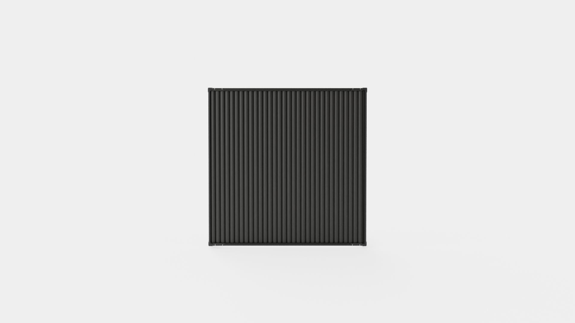 Pergola 4x4 Antracit Low-poly 3D model_5