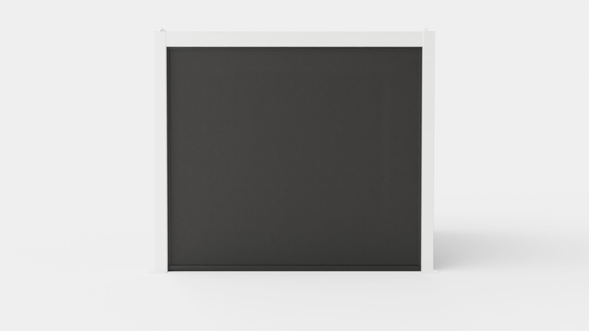 Pergola 3x4 White Mix Low-poly 3D model_2