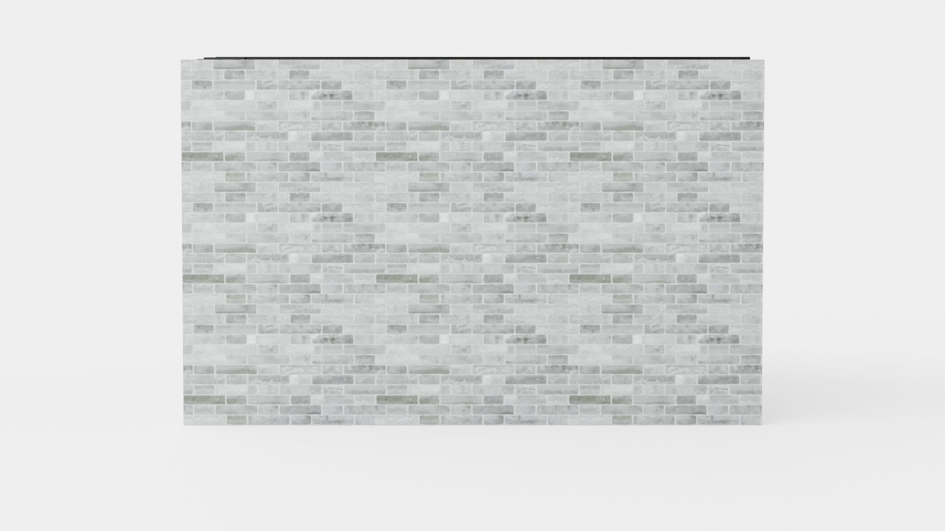 Pergola 3x4 Antracit with Wall Low-poly 3D model_4