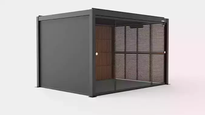 Pergola 3x4 Antracit Mix