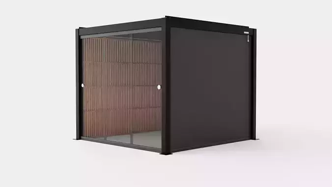 Pergola 3x3 Black Mix