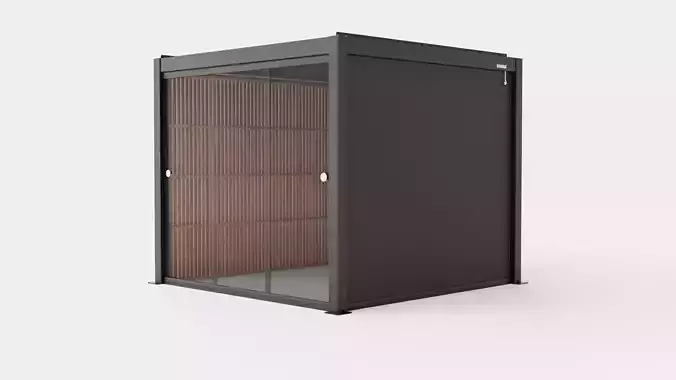 Pergola 3x3 Antracit Mix