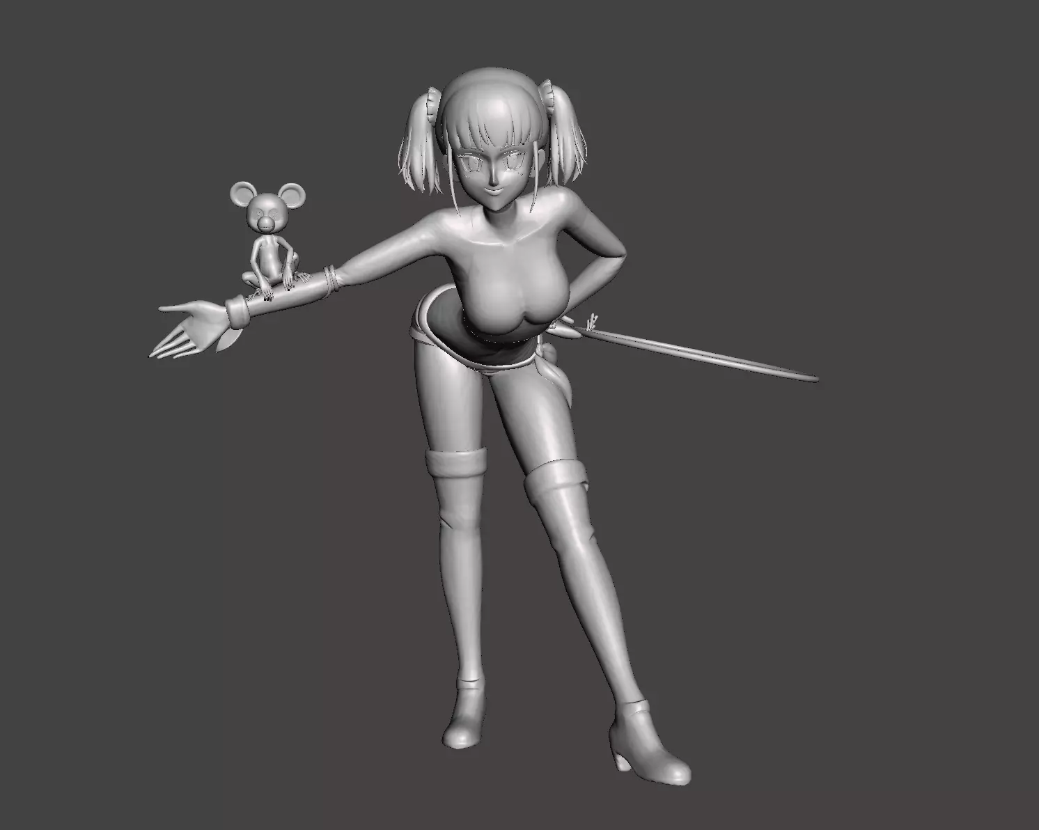 Elva Four Knights of the Apocalypse 3D Model 3D print model