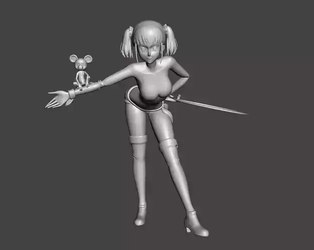 Elva Four Knights of the Apocalypse 3D Model