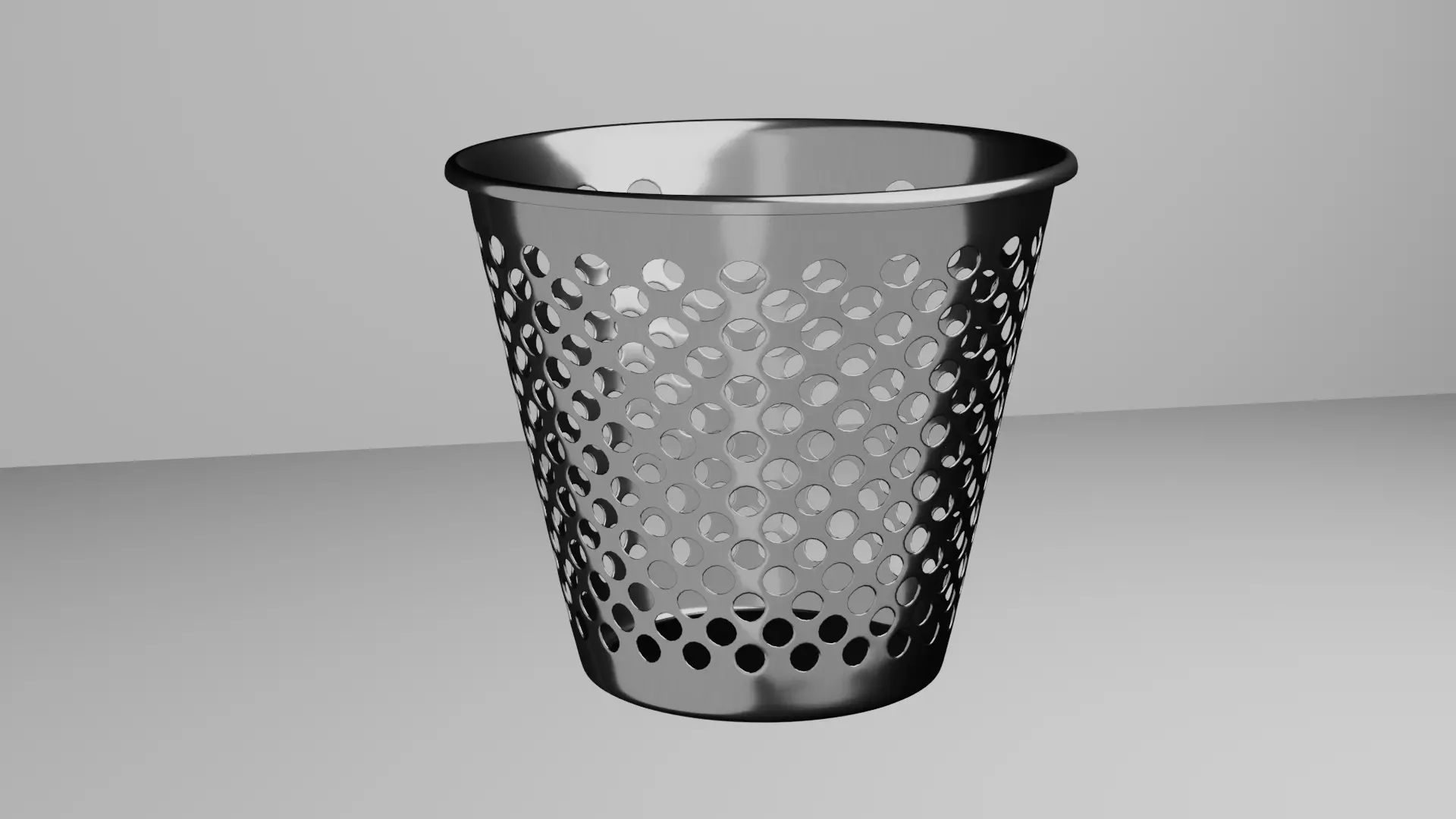 Trash can Free low-poly 3D model