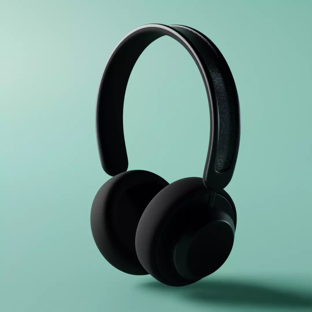 Headphone Free low-poly 3D model