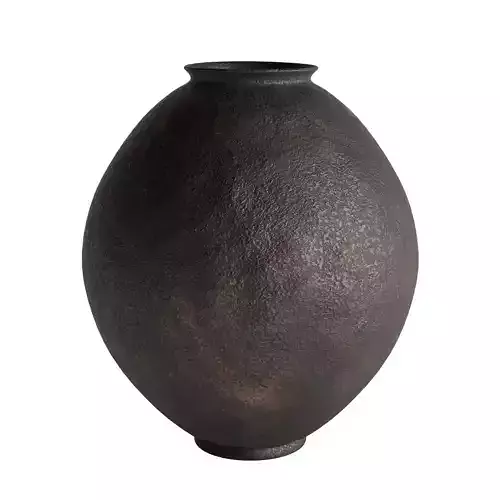 Round Metal Vase
