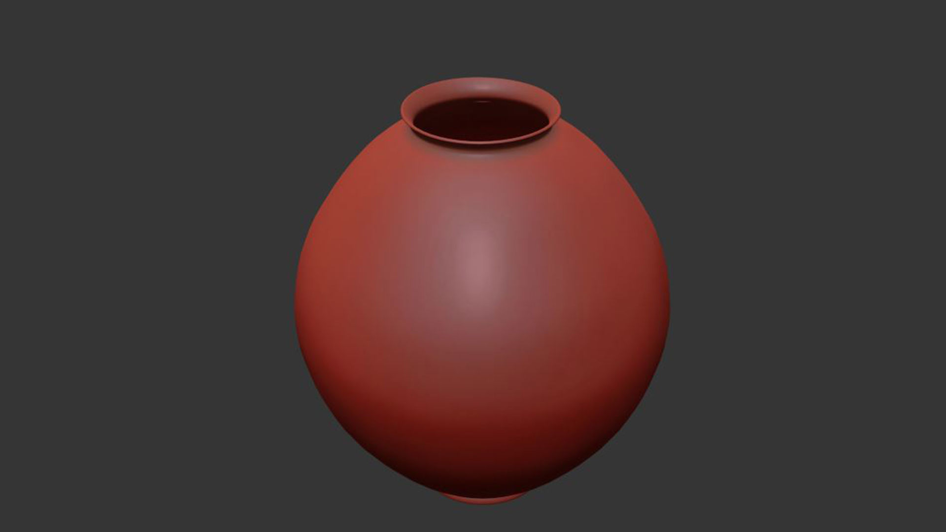 Round Metal Vase 3D model_6