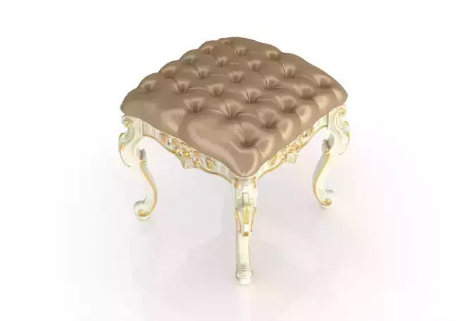 Noble refined pouf by Modenese