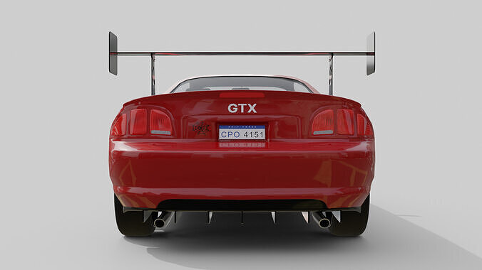 Race Car Realistic and Game Ready Asset Low-poly 3D model 5