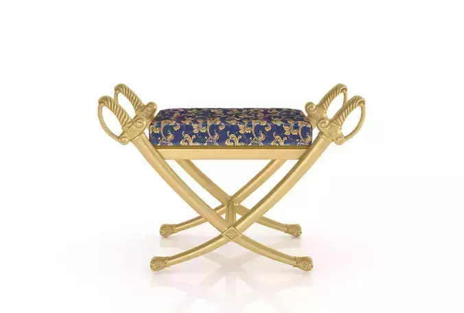 Venetian style pouf by Modenese