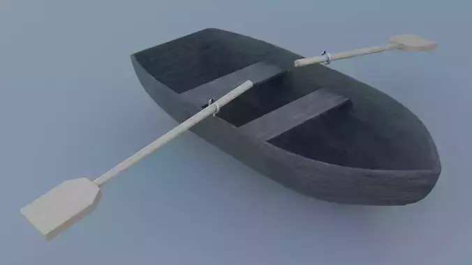 River Boat 3D model