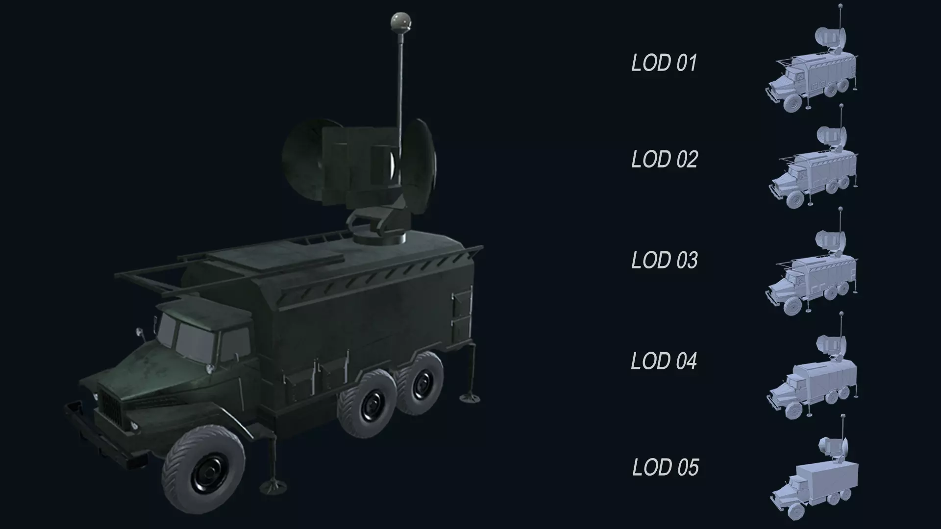 Asset - Army - NPS 30 - 3D MODEL Low-poly Low-poly 3D model_0