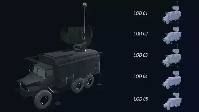 Asset - Army - NPS 30 - 3D MODEL Low-poly Low-poly 3D model