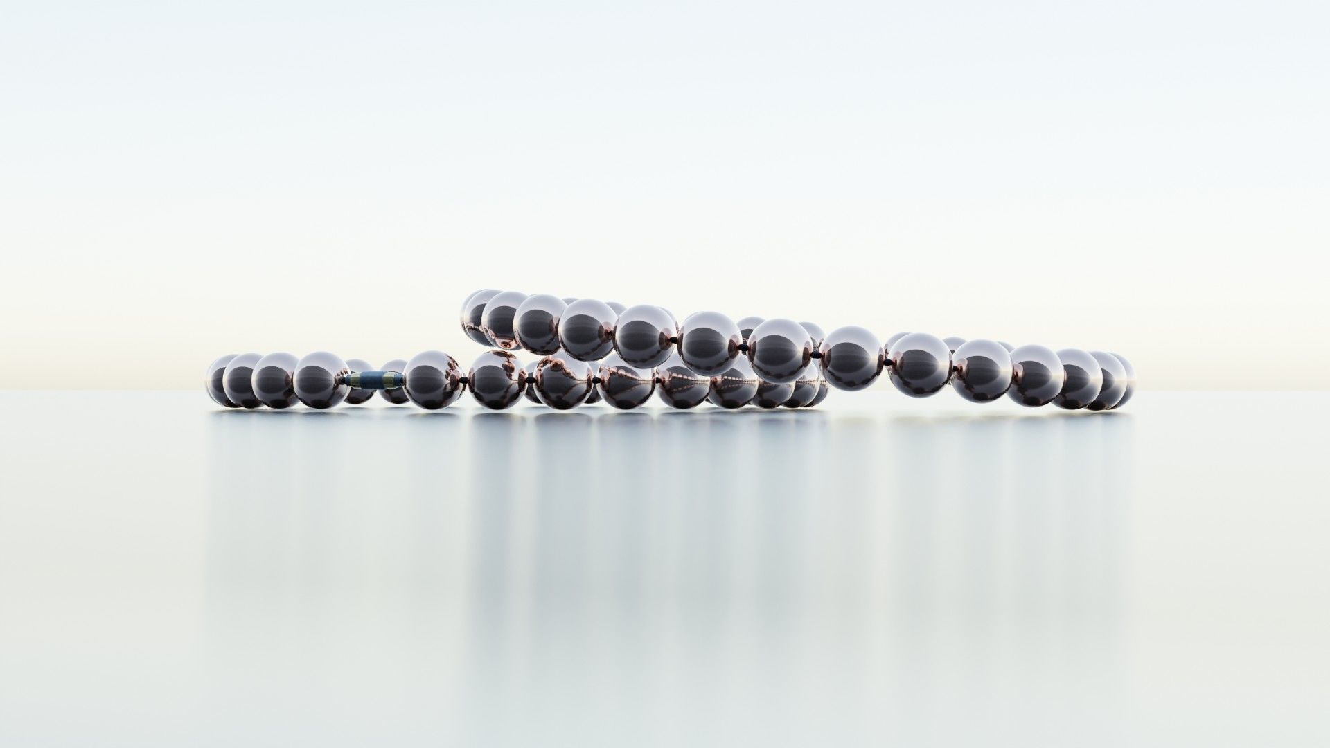 Pearl Bracelet 3D print model_4