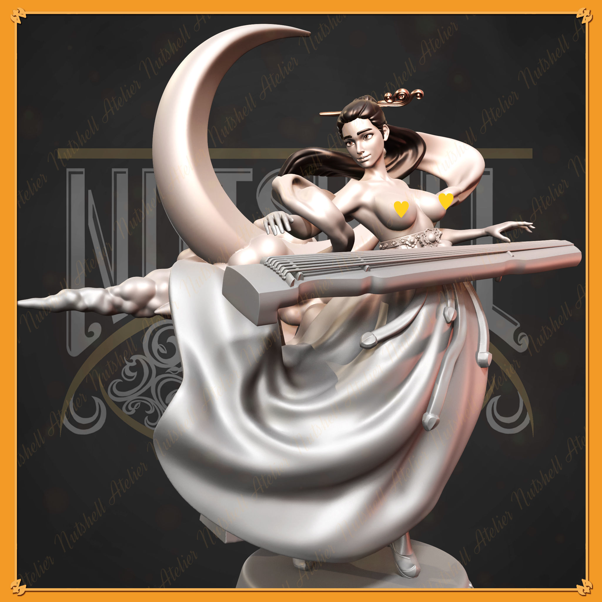 Nutshell Atelier - Heavenly Maiden 02 3D print model_1