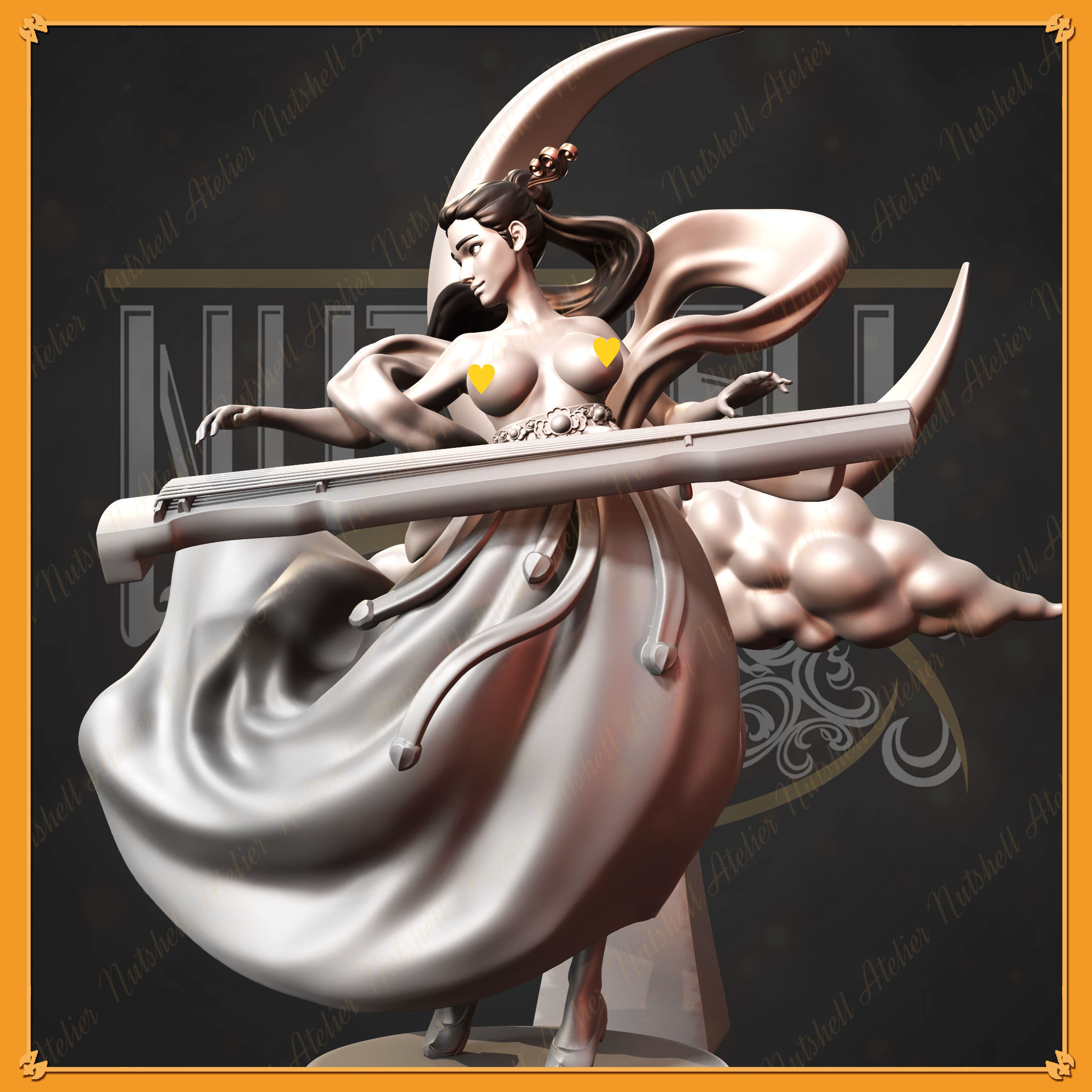 Nutshell Atelier - Heavenly Maiden 02 3D print model_3