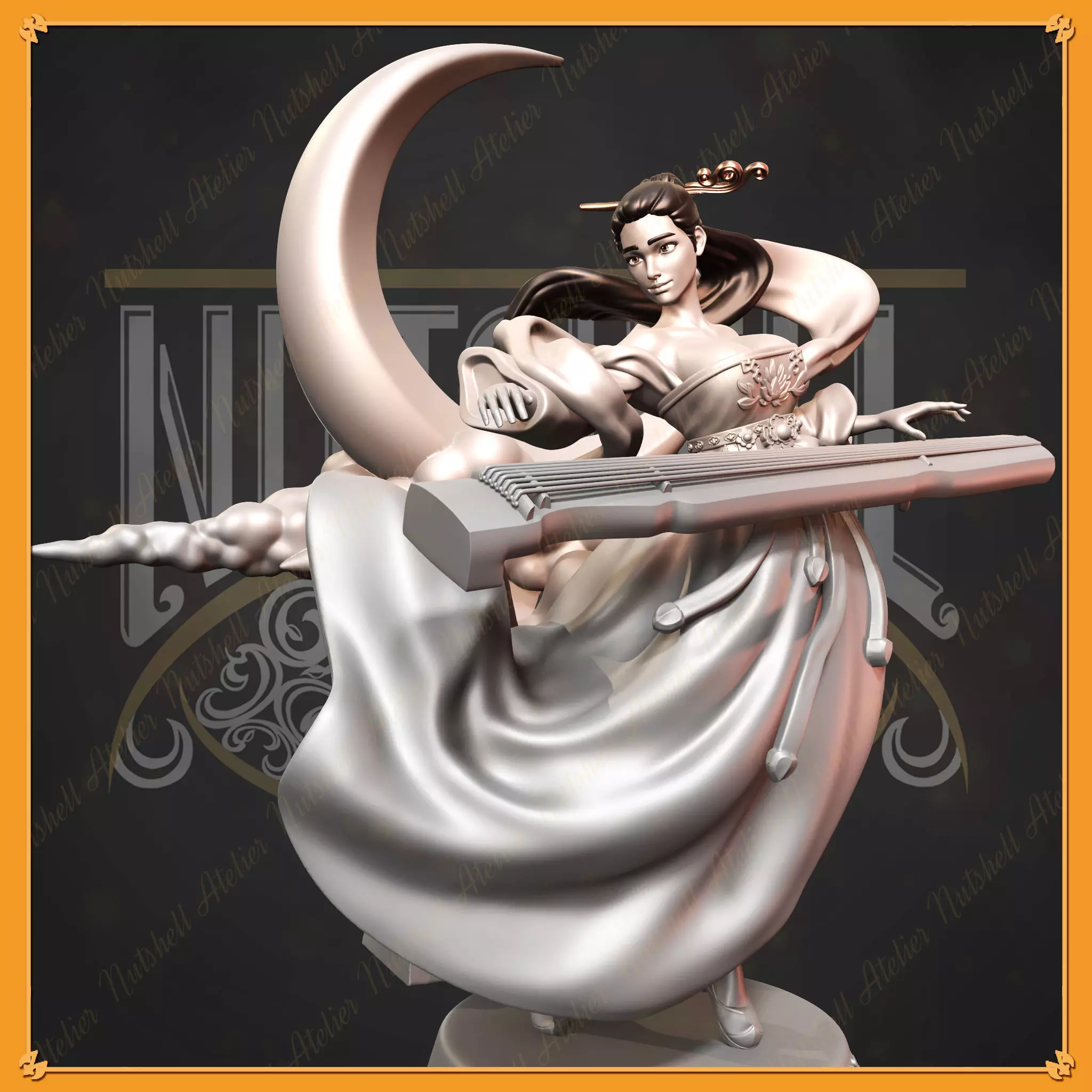 Nutshell Atelier - Heavenly Maiden 02 3D print model_0